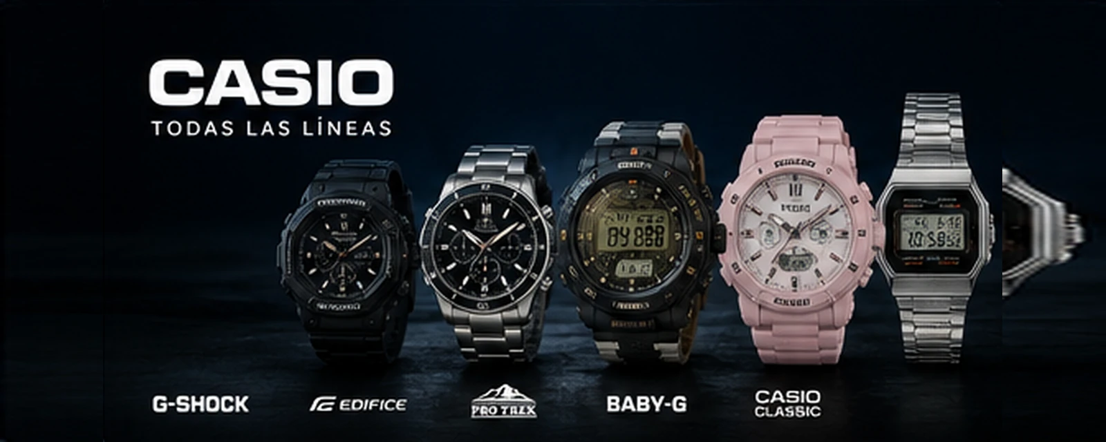 Colección Casio en Relojestore
